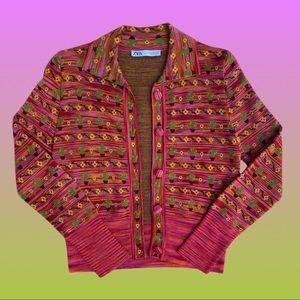 🌵 Zara Cactus Sweater / Cardigan 🌵